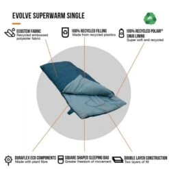 Vango Evolve Superwarm Slaapzak - Blauw -Outdoor Camping Winkel 1900 1783 evolve superwarm single 8