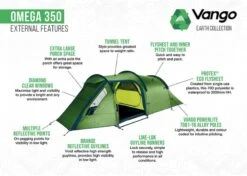 Vango Omega 350 Tunneltent - 3 Persoons - Groen -Outdoor Camping Winkel 1900 1783 omega 350 5