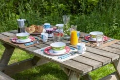 Bo-Camp Happy Camp Melamine Serviesset - 12-delig -Outdoor Camping Winkel 900 1350 6181380 07