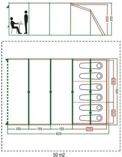 Coleman Vail Long Tunneltent - 6 Persoons -Outdoor Camping Winkel 972 1900 coleman vail long tunneltent 6 persoons 2