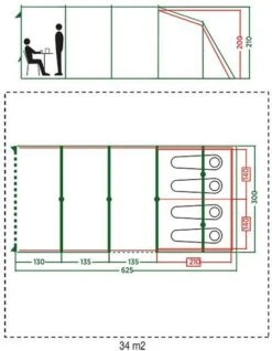 Coleman Vail Tunneltent - 4 Persoons 11 Coleman Vail Tunneltent - 4 Persoons -Outdoor Camping Winkel 972 1900 coleman vail tunneltent 4 persoons 2