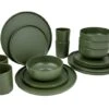 Bo-Camp Patom Melamine Serviesset - 16-delig - Groen -Outdoor Camping Winkel bo camp paton groen