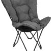 Bo-Camp Urban Outdoor Grainger Vlinderstoel - Antraciet -Outdoor Camping Winkel bo camp grainger vlinderstoel grijs 3