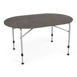 Dometic Zero Concrete Oval Campingtafel - 140 X 90 Cm