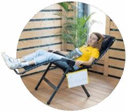 Crespo Air-Deluxe AP-232 Relaxstoel - Zwart -Outdoor Camping Winkel toppy s testpanel 4